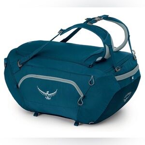 Osprey BigKit Duffel 75L Ice Blue Ski Bag Backpack